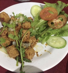 Đậu hủ chiên xả 