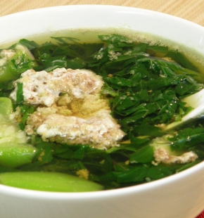 Canh mướp mồng tơi