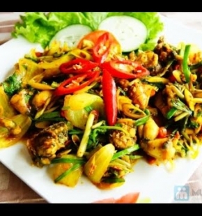 ẾCH XÀO SẢ ỚT