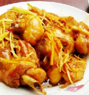 gà kho gừng
