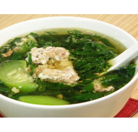 Canh mướp mồng tơi